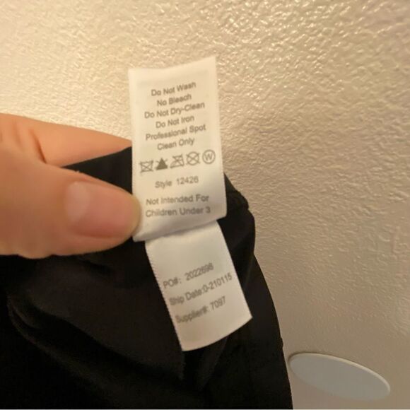 Weissman dance costume black sequin pants leggings Rock That Body 12426 XLC SA - Picture 8 of 11